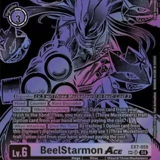 BeelStarmon ACE (Textured) - EX7-059 SR