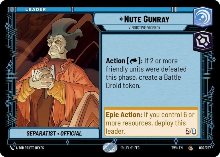 Nute Gunray - Vindictive Viceroy - Common - 002/257 Inglés