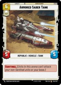 Armored Saber Tank - Common - 245/257 Inglés