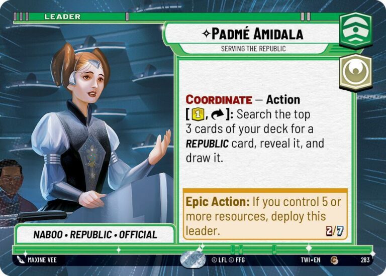Padmé Amidala - Serving the Republic (Hyperspace) - Common - 283 Inglés