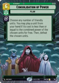 Consolidation of Power (Hyperspace) - Rare - 361 Inglés