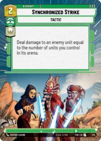 Synchronized Strike (Hyperspace) - Uncommon - 370 Inglés