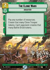 The Clone Wars (Hyperspace) - Rare - 393 Inglés