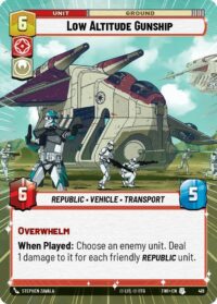 Low Altitude Gunship (Hyperspace) - Uncommon - 416 Inglés