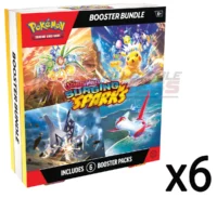 Pack 6x Booster Bundle Surging Sparks - Inglés (6 unidades)  [ENTREGA Y DESPACHO 27 DE DICIEMBRE]