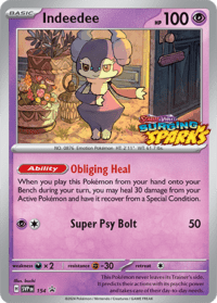Mini mazo pre release Indeedee SVP154 - Surging Sparks - Español (Sellado)