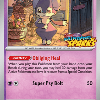 Mini mazo pre release Indeedee SVP154 - Surging Sparks - Español (Sellado)