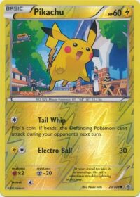 Pikachu - 20/108 - Common Reverse Holo - Inglés