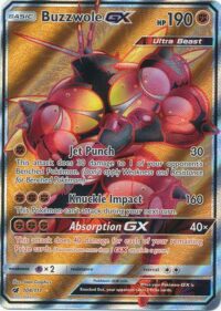 Buzzwole GX - 104/111 - Full Art Ultra Rare - Portugues