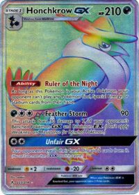 Honchkrow GX - 223/214 - Hyper Rare - Inglés