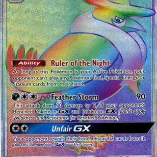 Honchkrow GX - 223/214 - Hyper Rare - Inglés