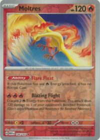 Moltres - 146/165 - Holo Rare Reverse Holo - Inglés