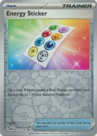 Energy Sticker - 159/165 - Uncommon Reverse Holo - Inglés