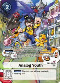 Analog Youth - EX1-066 - Rare (Alternate Art)