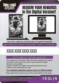 Code Card - Ultra Limit Booster (FB04)