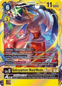 Sakuyamon: Maid Mode ACE - LM-023 P - Promo