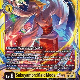 Sakuyamon: Maid Mode ACE - LM-023 P - Promo
