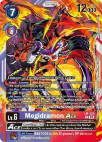 Megidramon ACE - LM-026 P - Promo