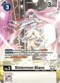 Sistermon Blanc (Alternate Art) - ST12-12 U - Uncommon