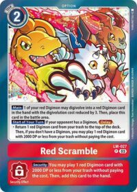 Red Scramble - LM-027 P - Promo