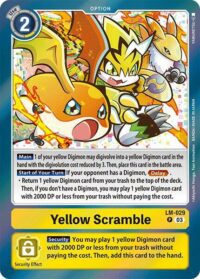 Yellow Scramble - LM-029 P - Promo