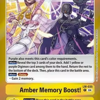 Amber Memory Boost! - LM-035 P - Promo