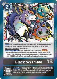 Black Scramble - LM-031 P - Promo