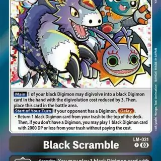 Black Scramble - LM-031 P - Promo