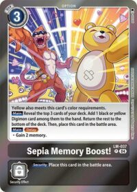 Sepia Memory Boost! - LM-037 P - Promo