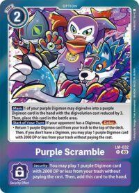 Purple Scramble - LM-032 P - Promo