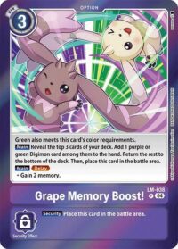 Grape Memory Boost! - LM-038 P - Promo