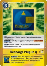 Recharge Plug-In Q (Reprint) - P-146 P - Promo