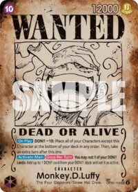 Monkey.D.Luffy (Wanted Poster) - OP05-119 - Secret Rare