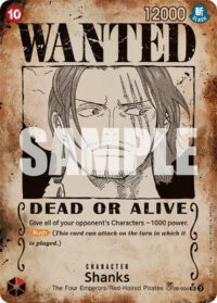 Shanks (Wanted Poster) - OP09-004 - Super Rare