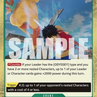 Gum-Gum Cuatro Jet Cross Shock Bazooka - OP09-039 - Rare