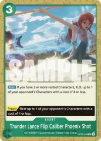 Thunder Lance Flip Caliber Phoenix Shot - OP09-040 - UnCommon