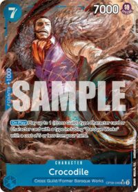 Crocodile (Parallel) - OP09-046 - Super Rare