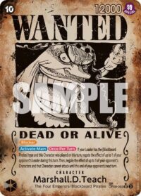 Marshall.D.Teach (Wanted Poster) - OP09-093 - Super Rare