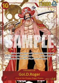 Gol.D.Roger (Alternate Art) - OP09-118 - Secret Rare