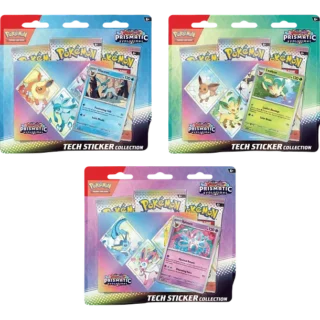 1xPrismatic Evolutions Tech Sticker Box - Español (Al azar)