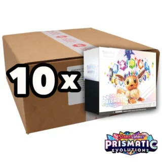 10x Elite Trainer Box Prismatic Evolutions - Inglés (Case sellado) [OFERTA DE REMATE]