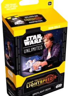 Spotlight Deck Star Wars Unlimited: Jump to Lightspeed (Han Solo) - Español [REMATE FINAL 2025]