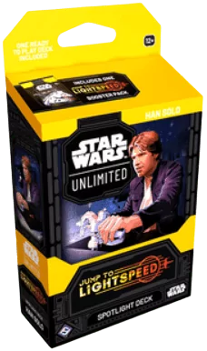 Spotlight Deck Star Wars Unlimited: Jump to Lightspeed (Han Solo) - Español [REMATE FINAL 2025]