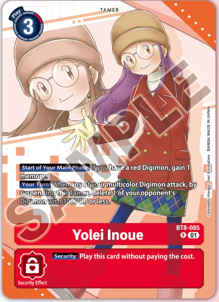 Yolei Inoue (Premium Heroines Set) - BT8-085 R - Rare