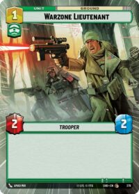 Warzone Lieutenant (Hyperspace) - 379- Common - Inglés