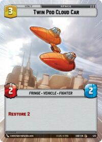 Twin Pod Cloud Car (Hyperspace) - 520 - Common - Inglés