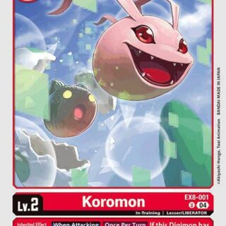 Koromon - EX8-001 U - Uncommon