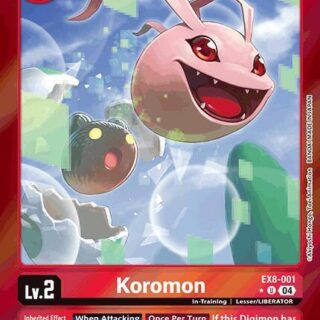 Koromon (Limited Foil) - EX8-001 U - Uncommon