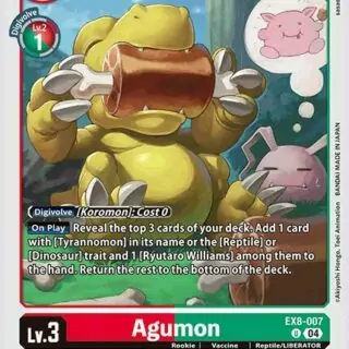Agumon -  EX8-007 U - Uncommon