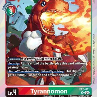 Tyrannomon - EX8-011 R - Rare